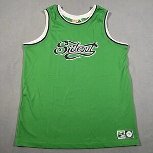 Sideout‎ Jersey XL 18/20 Kelly Green Surf Skater 90s Y2k Vtg Beach Summer Socal